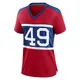 Game Red Women's Matthew Adams New York Giants Century Alternate Jersey