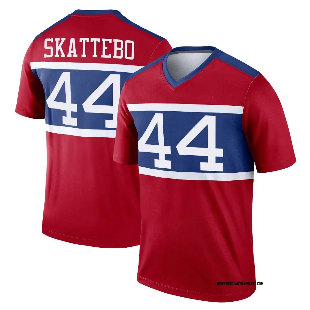 Legend Red Men's Cam Skattebo New York Giants Century Alternate Jersey
