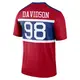 Legend Red Men's D.J. Davidson New York Giants Century Alternate Jersey