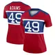 Legend Red Women's Matthew Adams New York Giants Century Alternate Jersey