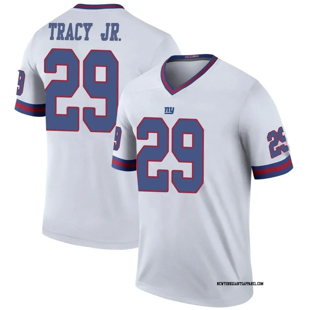 Legend White Youth Tyrone Tracy Jr. New York Giants Color Rush Jersey