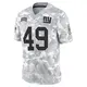 Limited Arctic Camo Youth Matthew Adams New York Giants 2024 Salute to Service Jersey