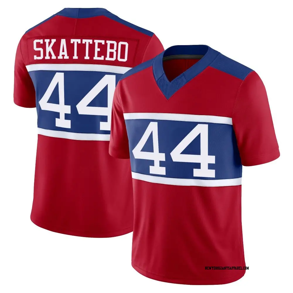 Limited Red Youth Cam Skattebo New York Giants Century Alternate Vapor F.U.S.E. Jersey